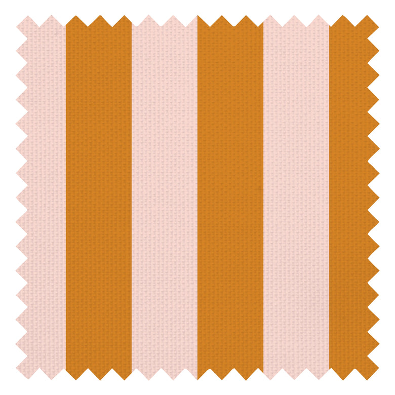 Signature Stripe Fabric in Candy Floss and Cinnamon
