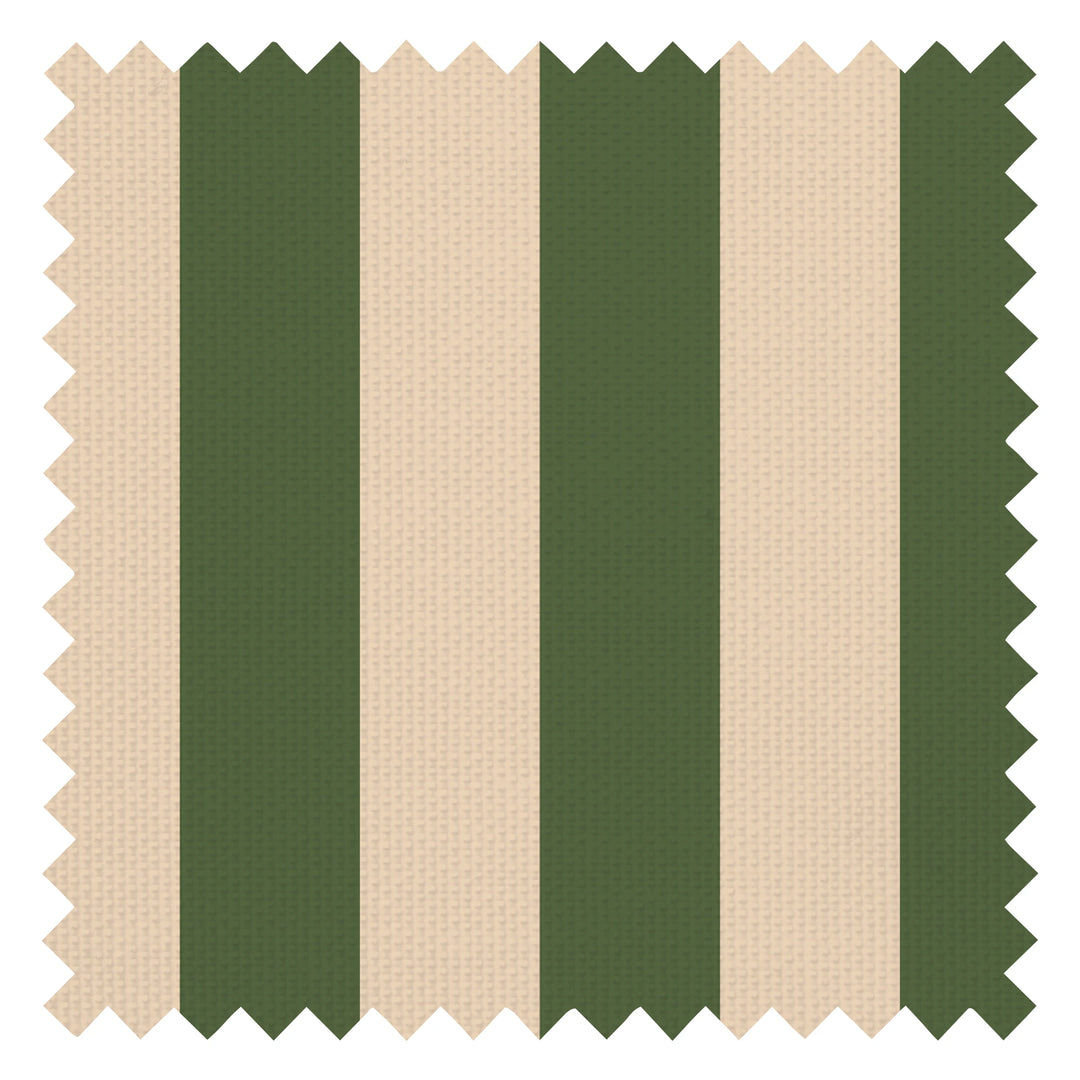 Signature Stripe Fabric in Tahini and Smashed Avocado