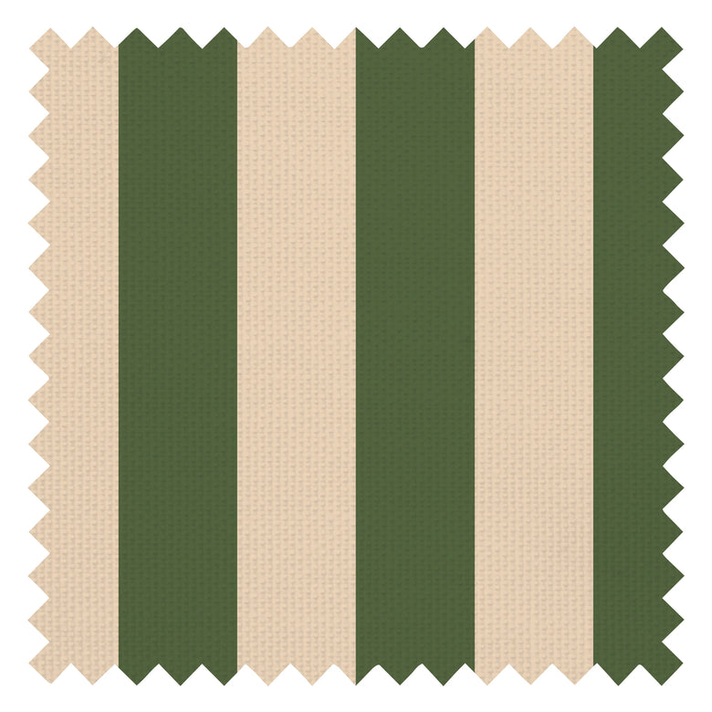 Signature Stripe Fabric in Tahini and Smashed Avocado