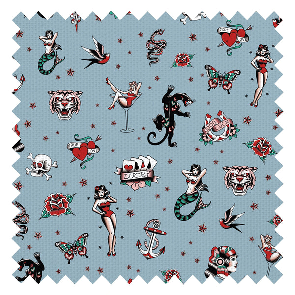 Hello Sailor Fabric in Nirvana