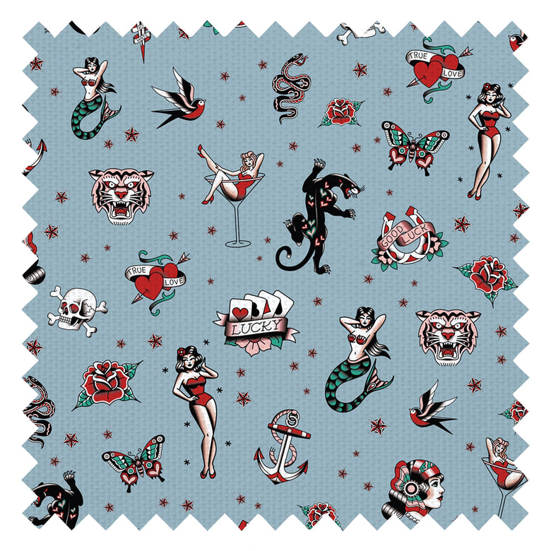 Hello Sailor Fabric in Nirvana