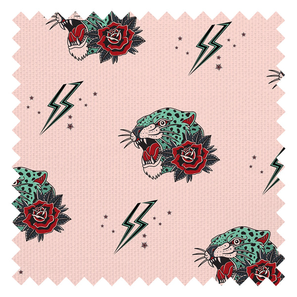 Roar Power Fabric in Candy Floss