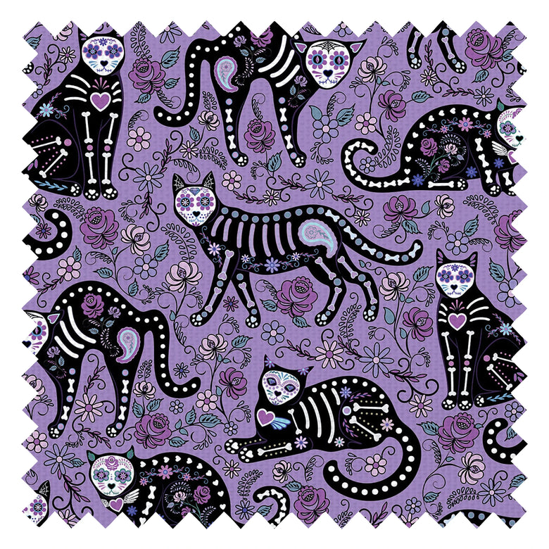 El Gato Fabric in Mauve