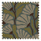 Mad for Matisse Fabric in Walnut and Wasabi on Teal