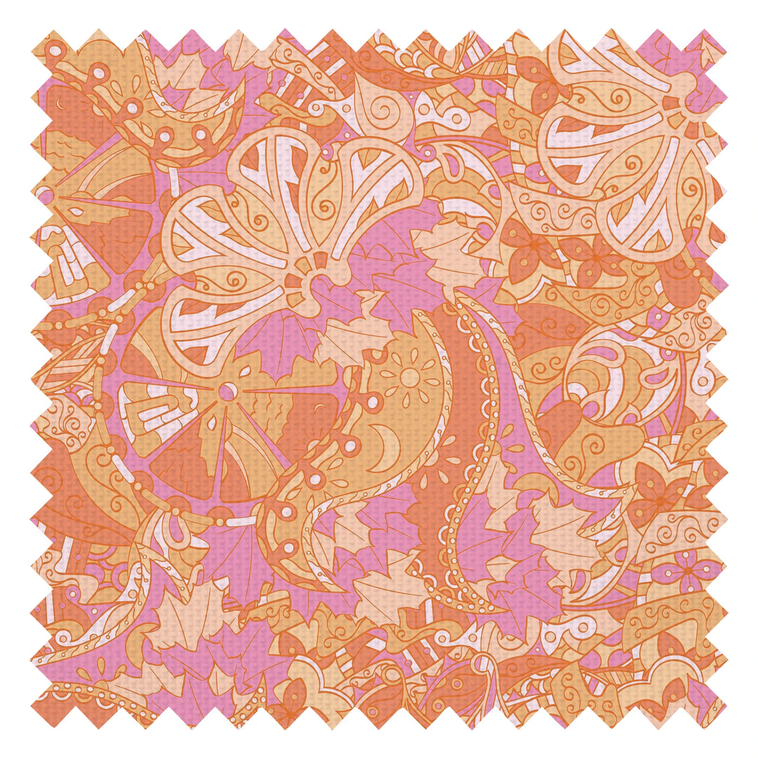 Mehndi Magic Fabric in Hot Brights