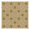 Take The Biscuit Fabric in Vanilla and Butterscotch on Olive Green