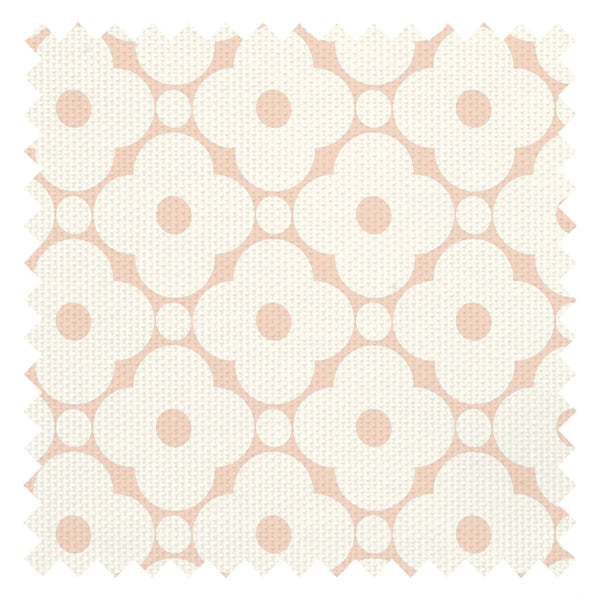 Hello Petal Fabric in Candy Floss and Cream