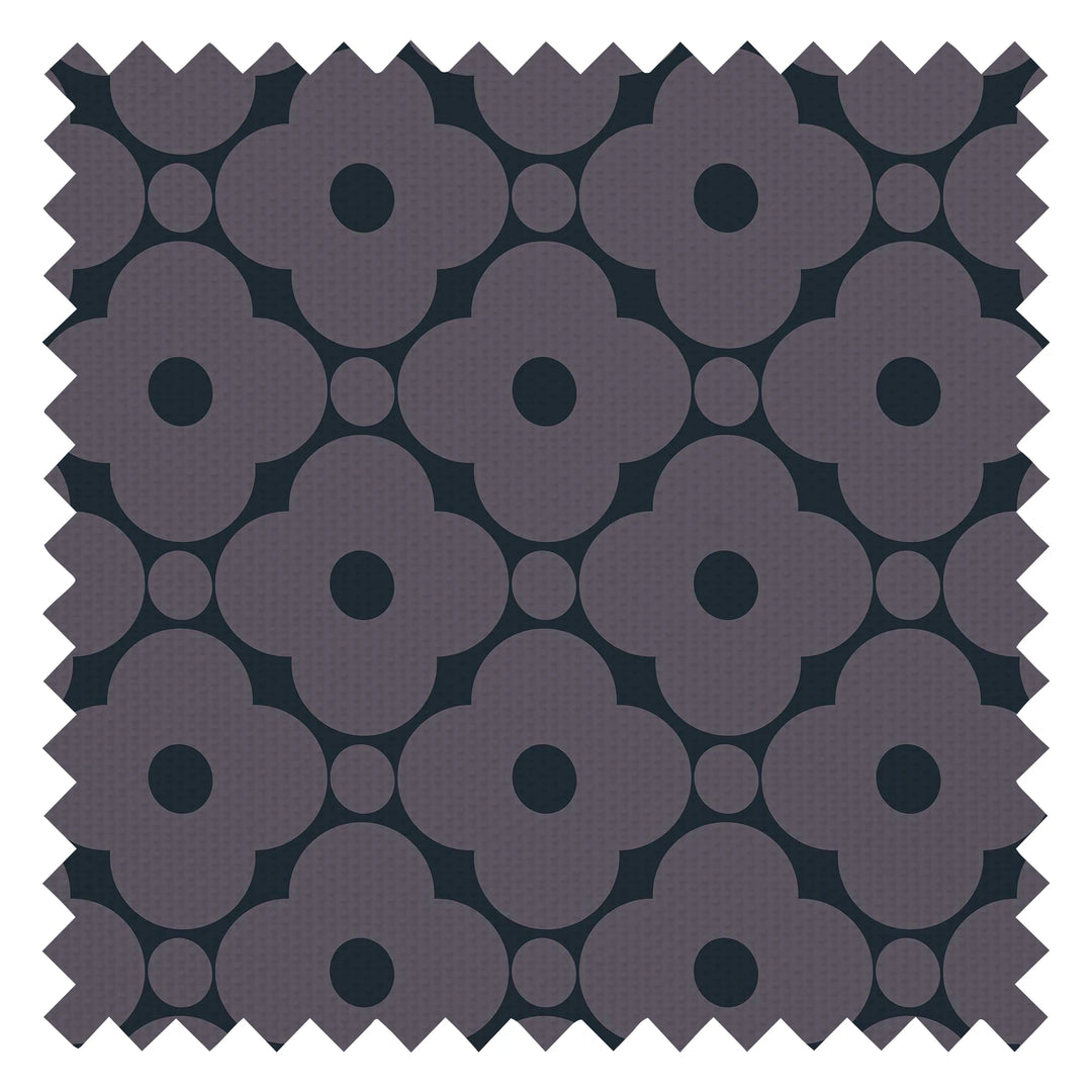 Hello Petal Fabric in Silent Cave and Lavender Field
