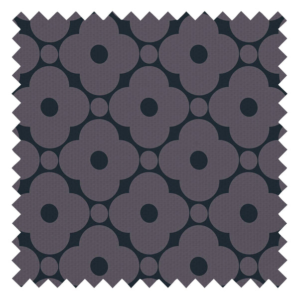 Hello Petal Fabric in Silent Cave and Lavender Field