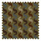 The Hippie Shake Fabric in Walnut and Teal on Wasabi