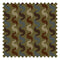The Hippie Shake Fabric in Walnut and Teal on Wasabi