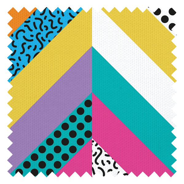 Shell-ectric Vibes Fabric in Electric Brights