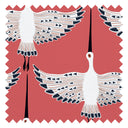 Ogata Kuren Fabric in Coral Sky