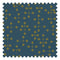 Atomic Dream Fabric in Silent Cave and Antique Gold