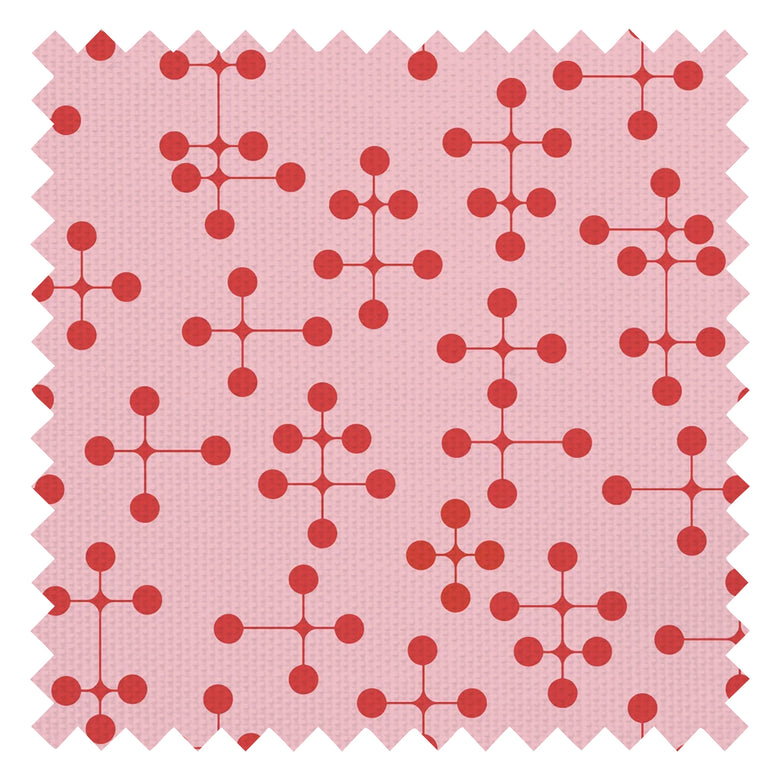 Atomic Dream Fabric in Powder Puff and Poison Apple