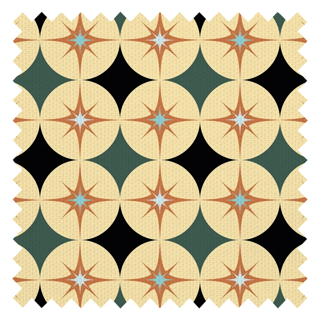 Starstruck Fabric in Custard, Plant Power and The Running Fox