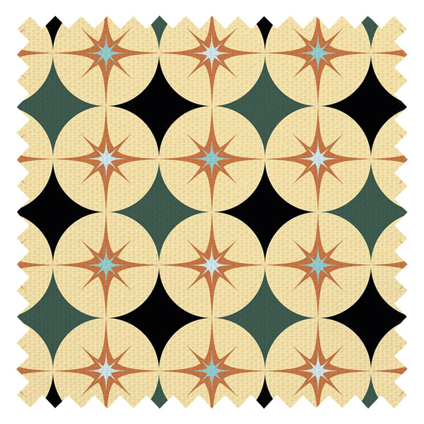 Starstruck Fabric in Custard, Plant Power and The Running Fox
