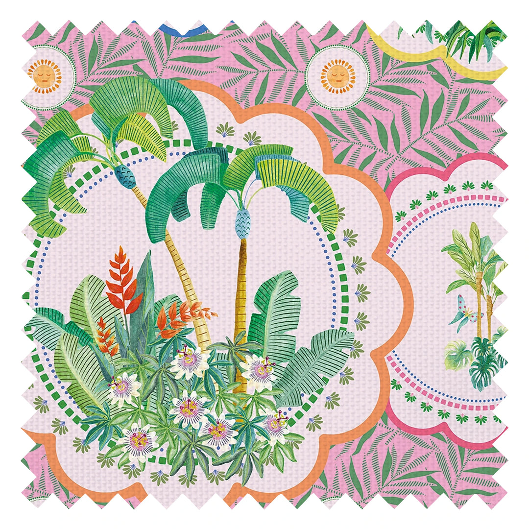 Serving up Tropical Delight Fabric in Paradise Pink