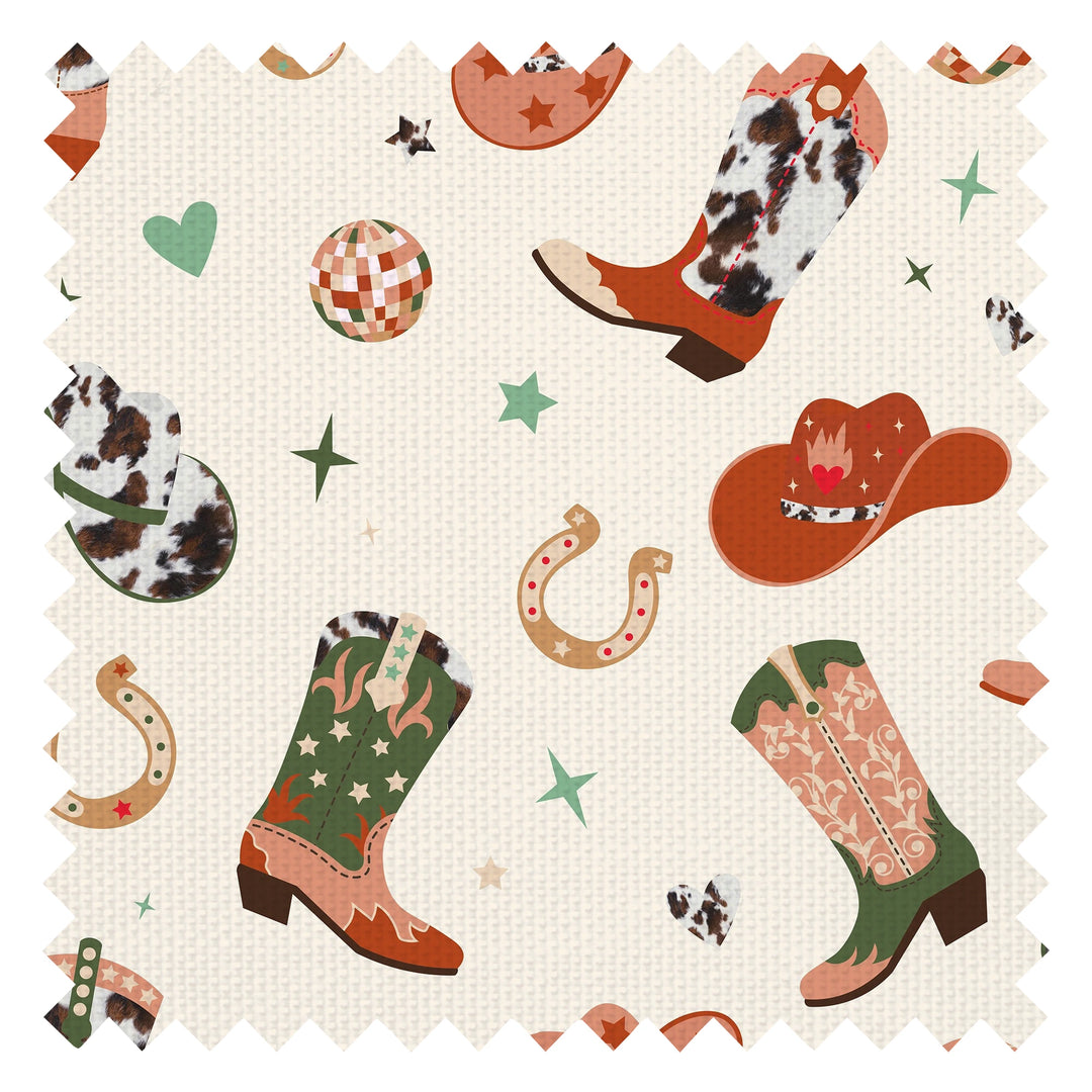 Rootin Tootin Fabric in Bronco Browns
