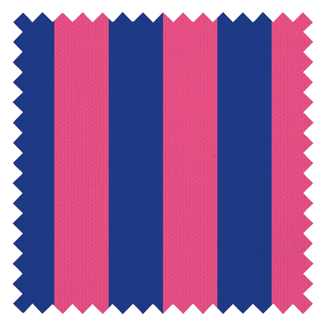 Signature Stripe Fabric in Electric Blue and I'm Blushing Pink