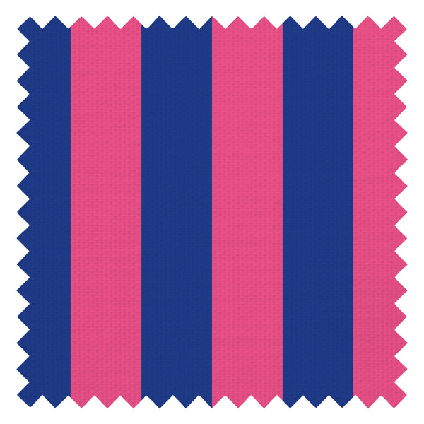 Signature Stripe Fabric in Electric Blue and I'm Blushing Pink