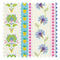 Hello Flower Fabric in Brights on Cream