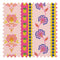 Hello Flower Fabric in Pinks, Orange and Yellow