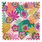 Tropical Treat Fabric in Pinks, Orange and Greens