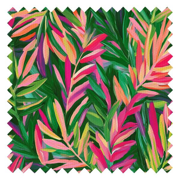 Let's get Tropical Fabric in Greens and Brights