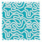 Ickle Squiggle Fabric in Turquoise and Pink