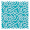 Ickle Squiggle Fabric in Turquoise and Blue