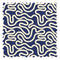 Ickle Squiggle Fabric in Navy and Yellow