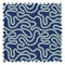 Ickle Squiggle Fabric in Dark Blue, Turquoise and Yellow