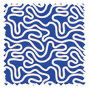 Ickle Squiggle Fabric in Blue and Pink