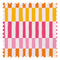 Fruit Salad Sensation Fabric in Pinks, Orange and Yellow