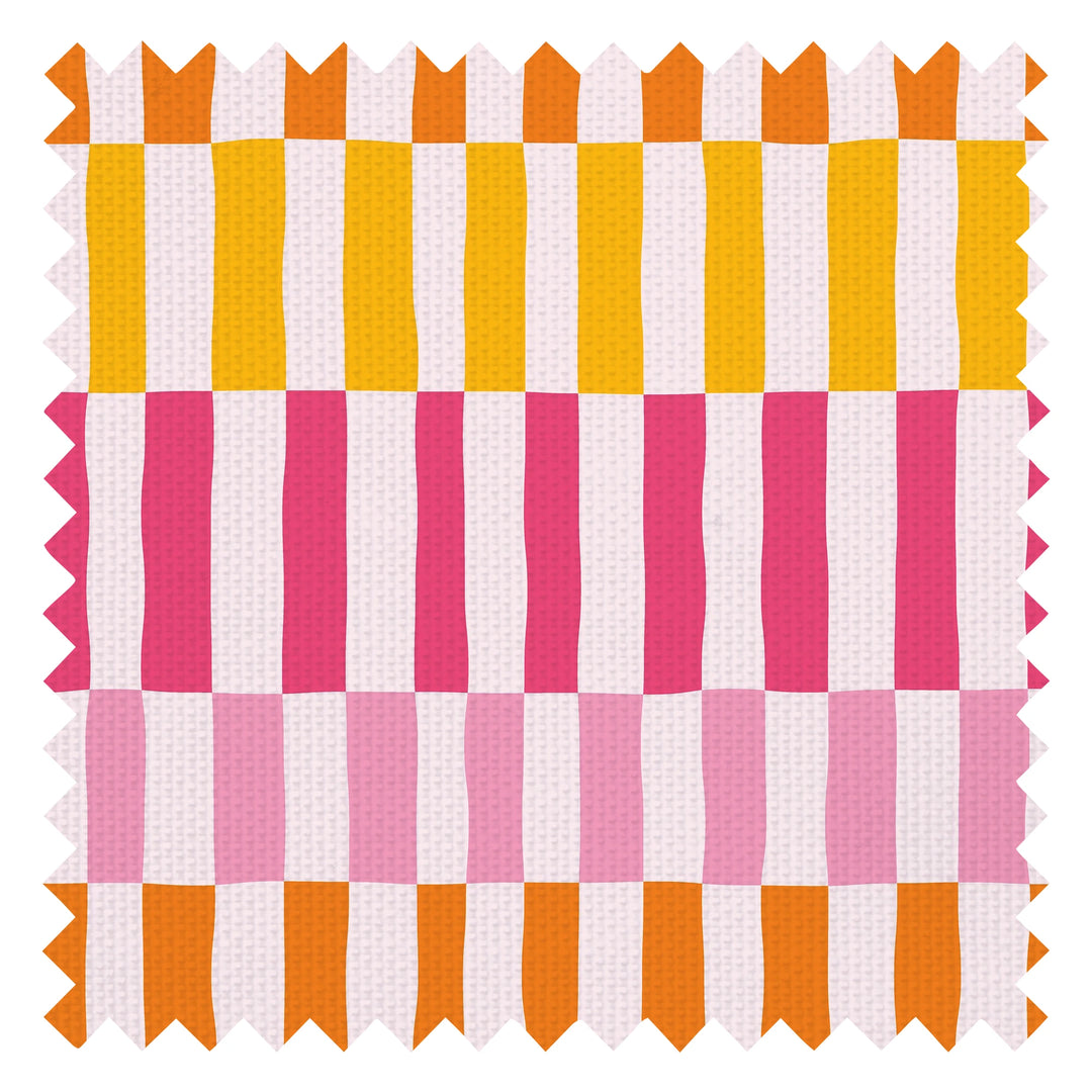 Fruit Salad Sensation Fabric in Pinks, Orange and Yellow