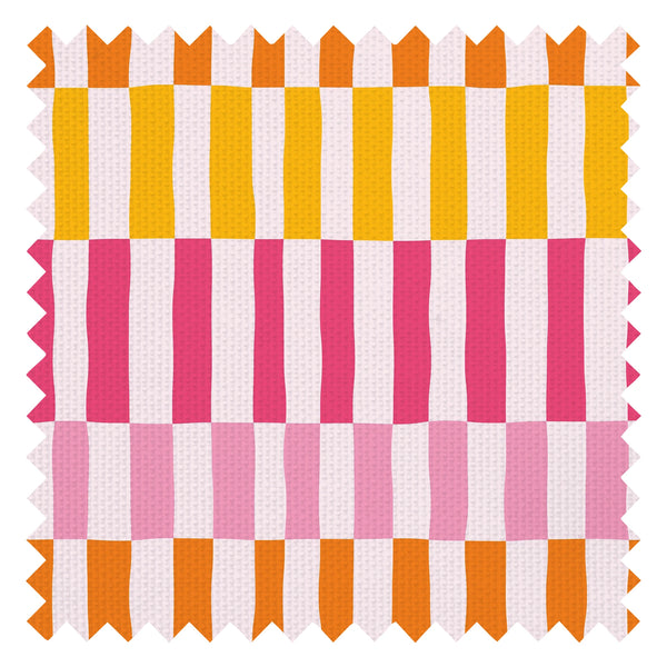 Fruit Salad Sensation Fabric in Pinks, Orange and Yellow