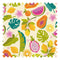 Watermelon Sugar Fabric in Melba Cream