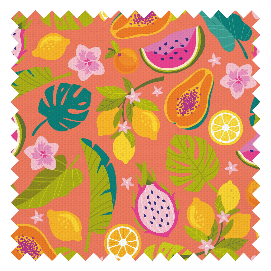 Watermelon Sugar Fabric in Blood Orange
