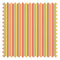Fruit Salad Pinstripe Fabric in Multicoloured on Candy Pink