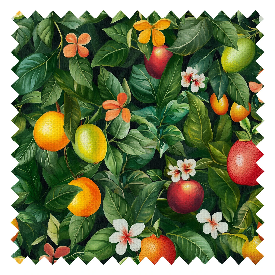 Zest Quest Fabric in Orchard Green