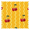Cherry Delicious Fabric in Yellow and Lemon