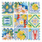 From Amalfi with Love Fabric in Mediterranean Blue and Sorrento Lemon