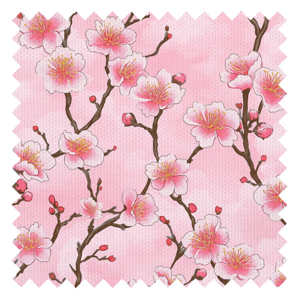 Hanami Blossom Fabric in Soft Pink