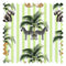 Catching Shade Fabric in Lime Green and White