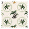 Elephant in the Room Fabric in Greens on Cream