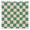 Checkerboard Fabric in Pink and Apple Green