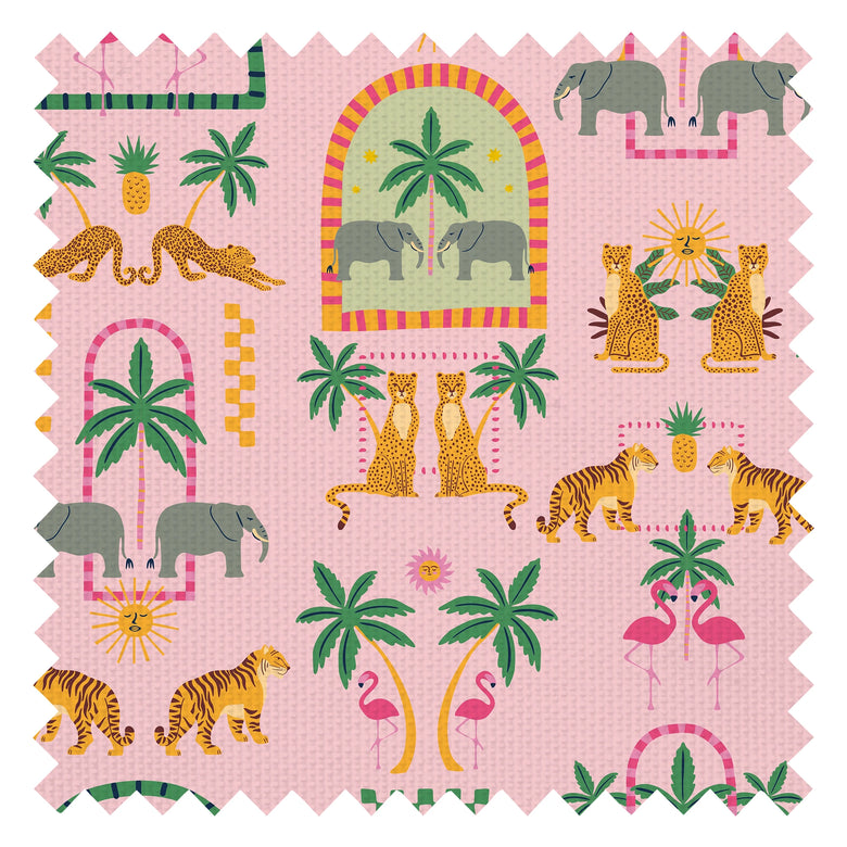 Safari So-Goodie Fabric on Pink