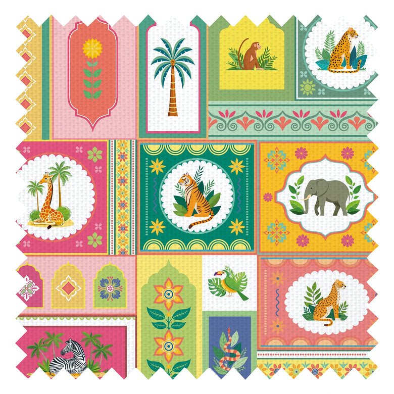 Frame it Fabric in Multicoloured