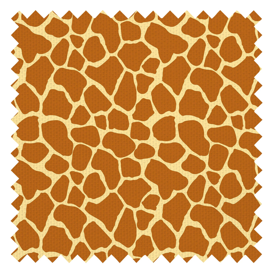 Giraffe Print Fabric in Chestnut